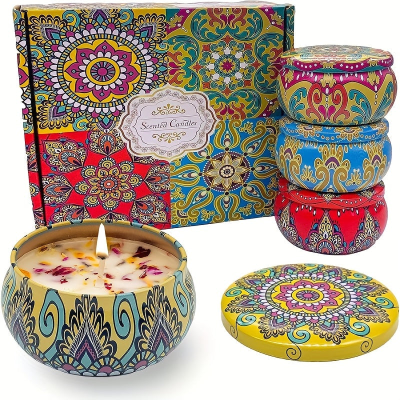 Floral Essence - Jasmine, Sandalwood & Rose Candle Set