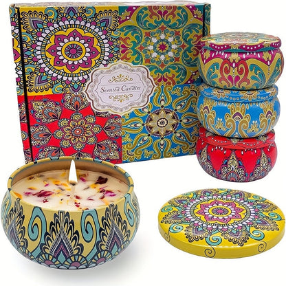 Floral Essence - Jasmine, Sandalwood & Rose Candle Set