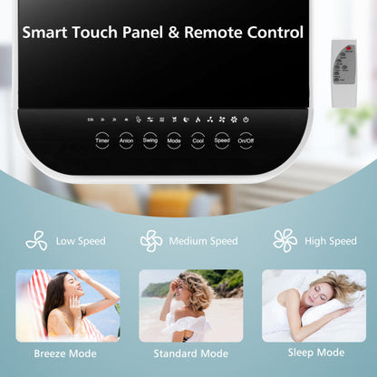 4-in-1 Evaporative Air Cooler with 12L Water Tank and 4 Ice Boxes 3