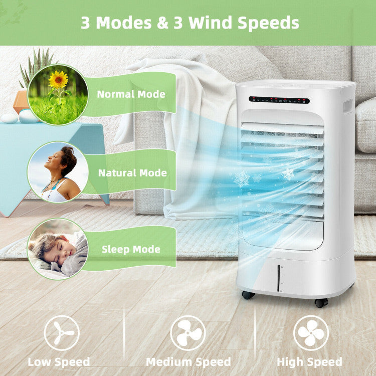 4-in-1 Portable Evaporative Air Cooler with Timer and 3 Modes 1
