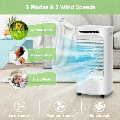 4-in-1 Portable Evaporative Air Cooler with Timer and 3 Modes 1