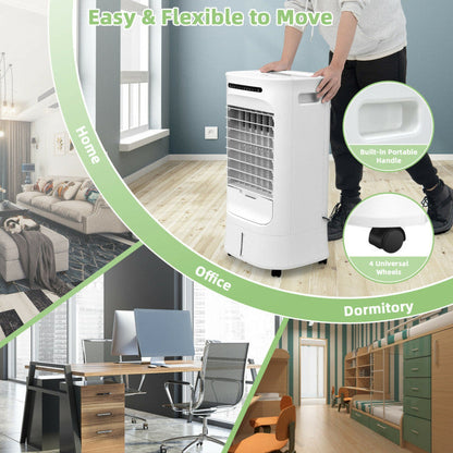 4-in-1 Portable Evaporative Air Cooler with Timer and 3 Modes 6