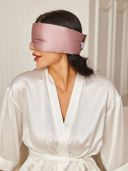 SilkenRest - Elegant One-Piece Silk Sleep Eye Mask