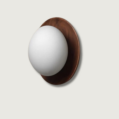 WalnutEdge – Luxurious Wall Light with Walnut Wood Accents