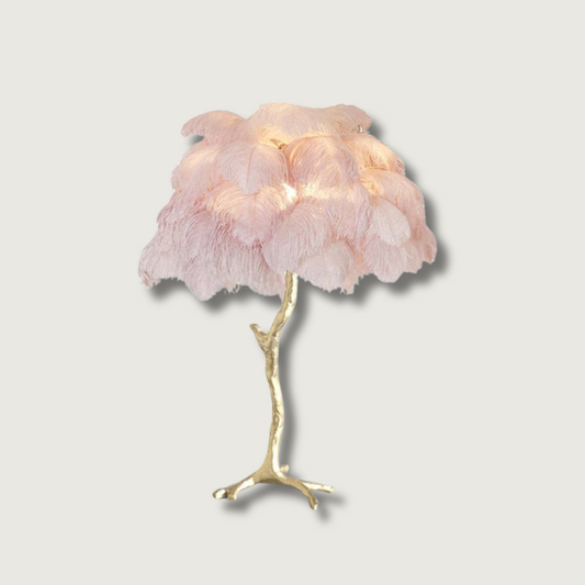 FeatherGlam – Luxurious Table Lamp