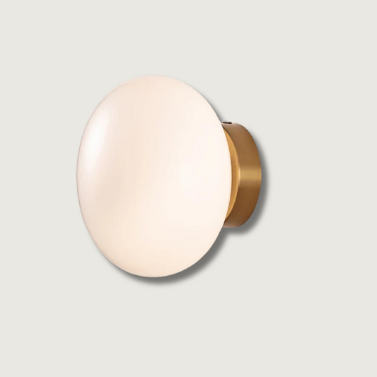 BrassAura – Elegant Wall and Ceiling Lamp with Brass Detailing