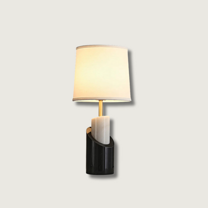 BrassAura – Marble Table Lamp with Luxe Brass Finish