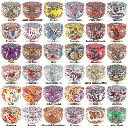 NatureScent - 36 Duftende Stearinlys med Rene Aromaer