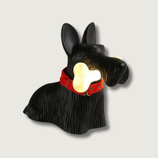 PuppyShine – Playful Scottie Dog LED Table Lamp