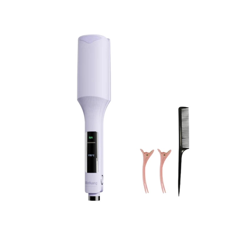 GlamWave - Plancha de Pelo de Calentamiento Rápido