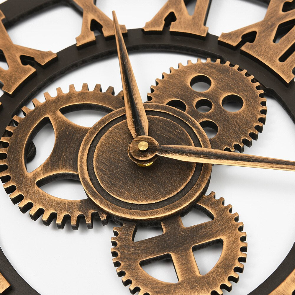 OpulentTick - Golden Wall Clock