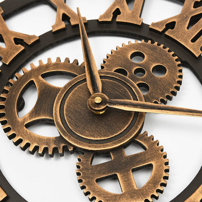 OpulentTick - Golden Wall Clock