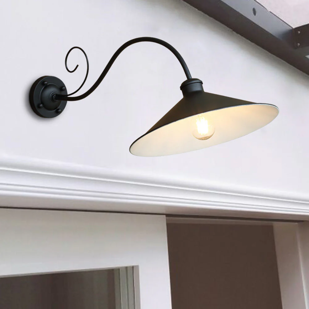 Vintage Outdoor Wall Lamp - Waterproof Exterior Wall Lights with LED Compatibility-5