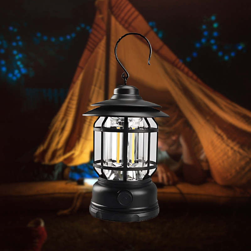 Retro Portable Lamp - Smart LED Lights with Vintage Design, Energy-Efficient-4