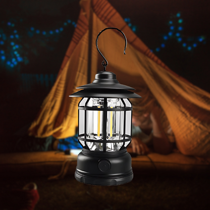Retro Portable Lamp - Smart LED Lights with Vintage Design, Energy-Efficient-4