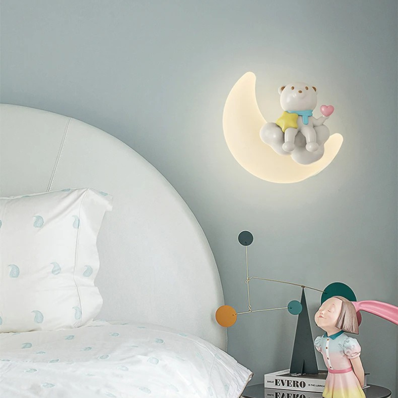 LunaLux – Opulent Moon Wall Lamp