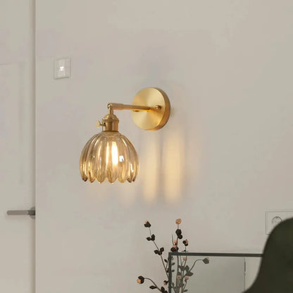 GlowForge - Stylish Wall Lamp with a Metallic Finish