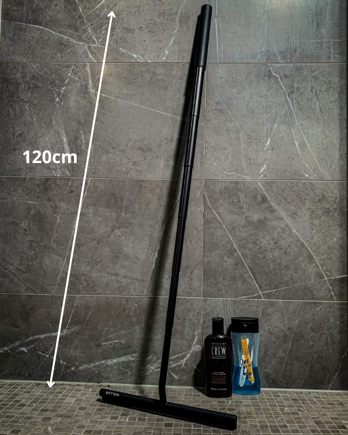 Telescopic Shower Wiper with Extendable 120 cm Handle – Streak-Free Wall and Floor Cleaning Tool-6