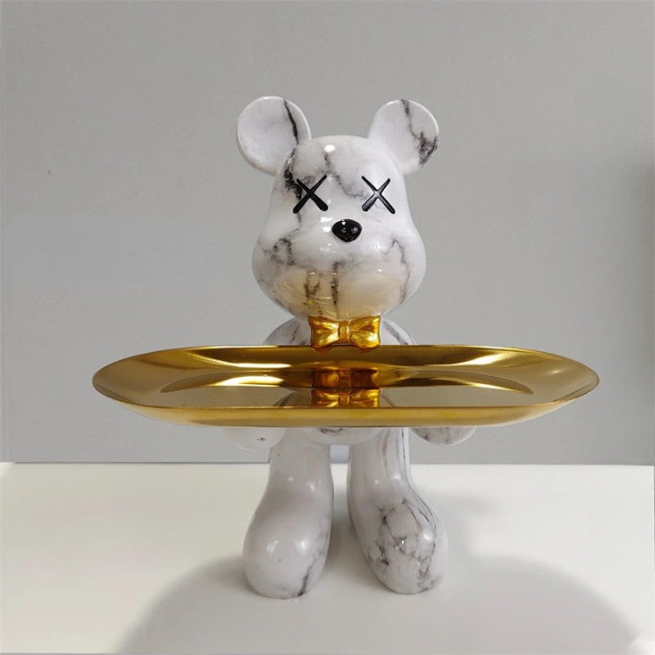 BearServe - Bear Sculpture with Tray