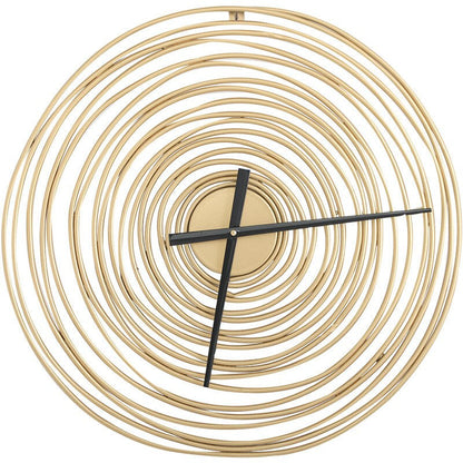 LuxeStar - Elegant Gold Wall Clock