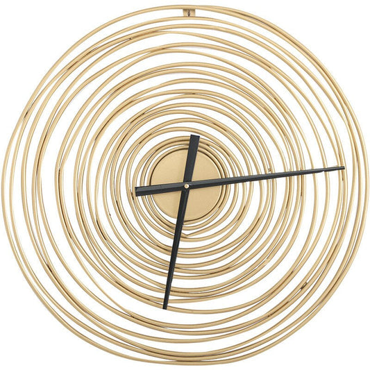 LuxeStar - Elegant Gold Wall Clock