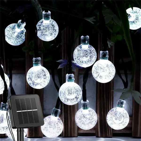 Solar-Powered Outdoor String Lights – Enchanting Festoon Fairy Lights for Terrace and Balcony, Weather Resistant LED Garland-4