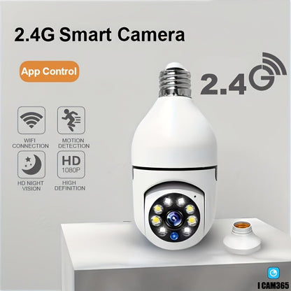 Smart Lamp Camera with HD Quality, Night Vision, and Two-Way Audio for Enhanced Home Security-4