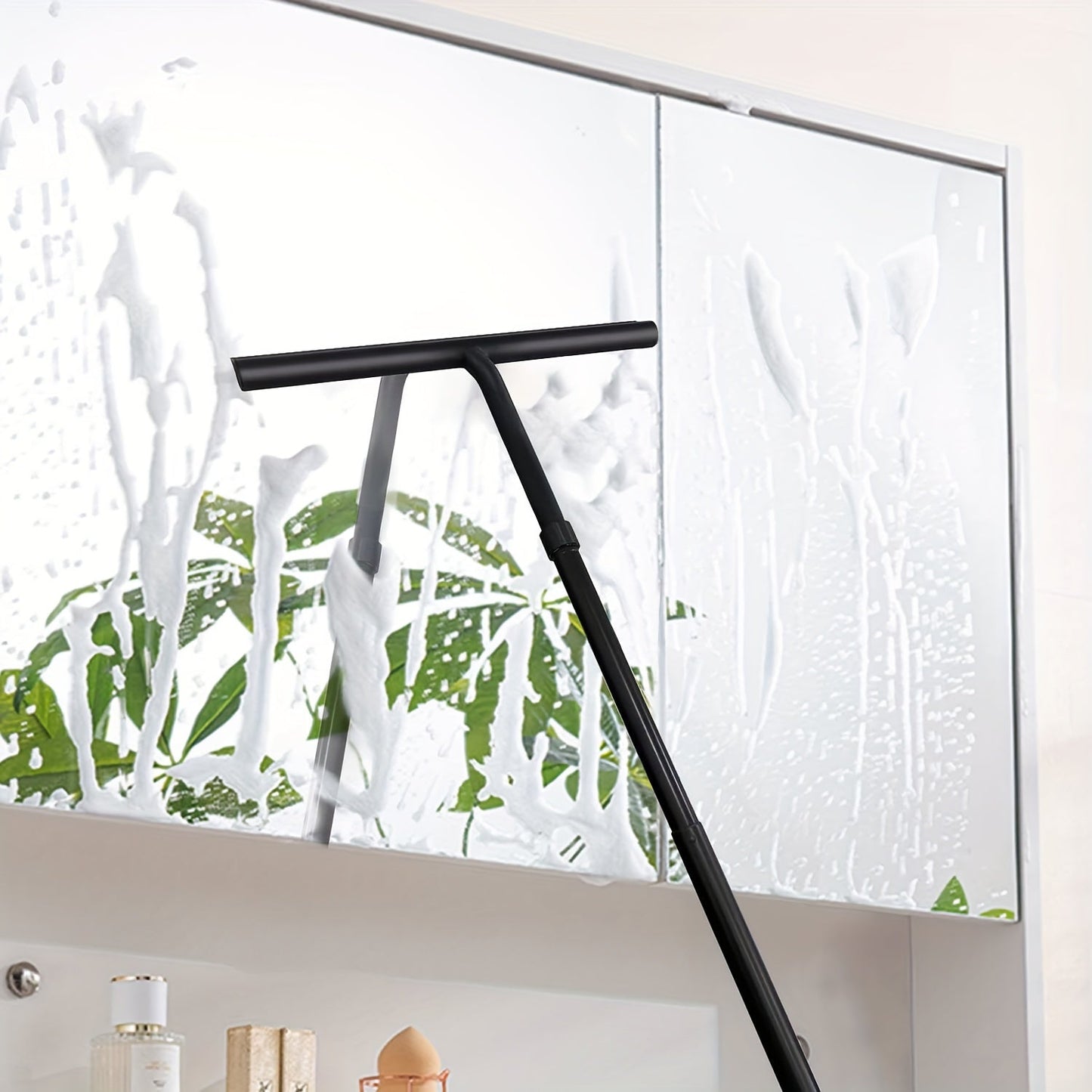 Telescopic Shower Wiper with Extendable 120 cm Handle – Streak-Free Wall and Floor Cleaning Tool-4