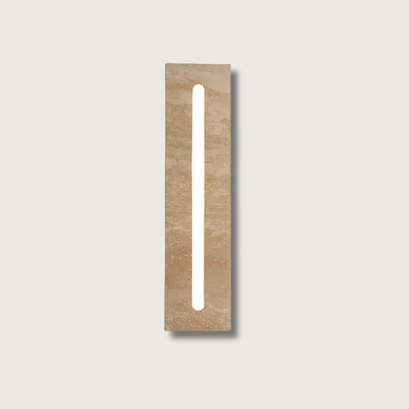 ZenAura – Wabi Sabi Wall Lamp with Marble Accents