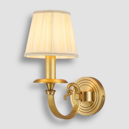 GlowRoyale – Elegant Gold Wall Lamp for Regal Lighting