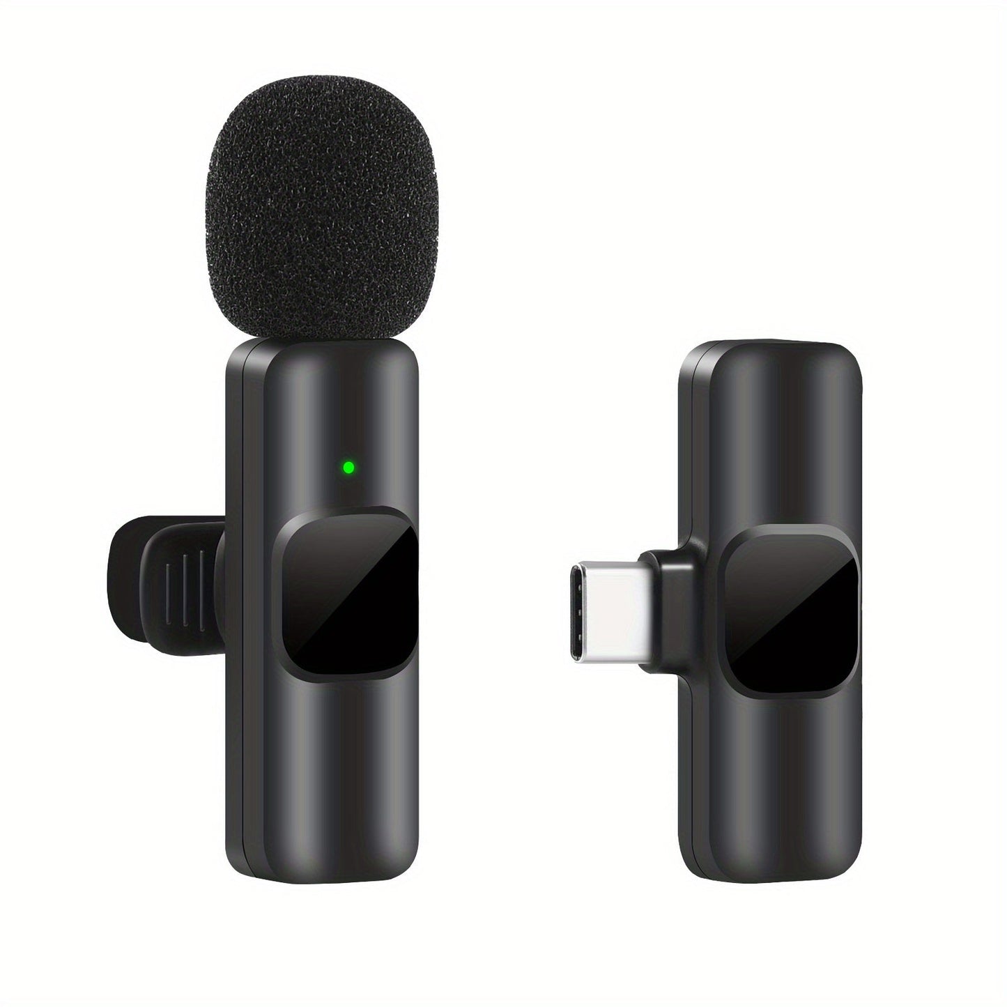 Wireless Lavalier Microphone for Video Recording and Live Streaming – Compact Design with High Sound Quality and USB-C Connection-2