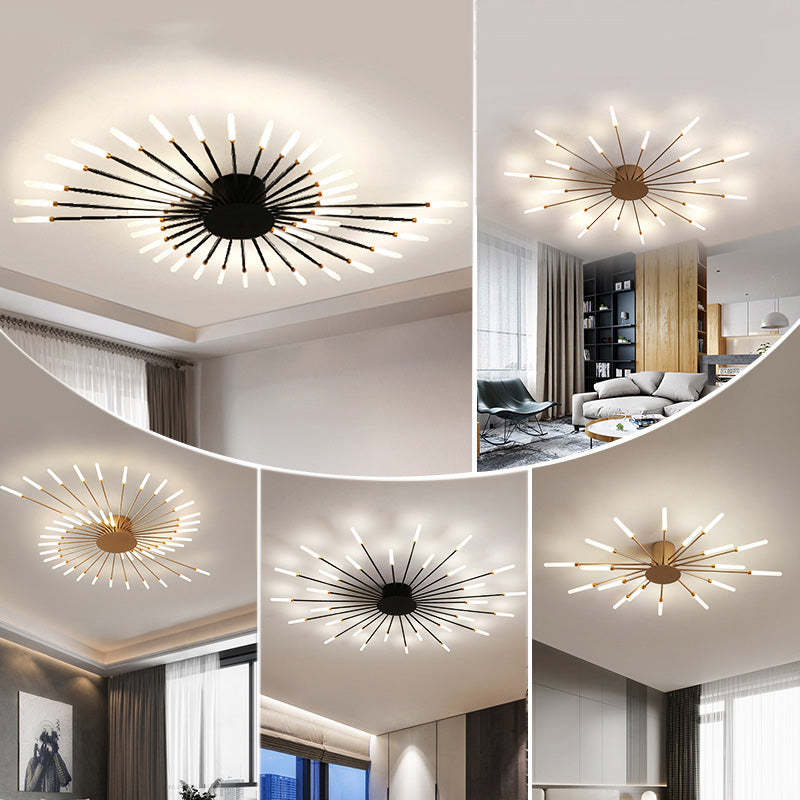 GlowHaven - Sleek Ceiling Lamp for Home Spaces