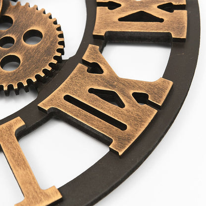 OpulentTick - Golden Wall Clock