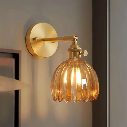 GlowForge - Stylish Wall Lamp with a Metallic Finish