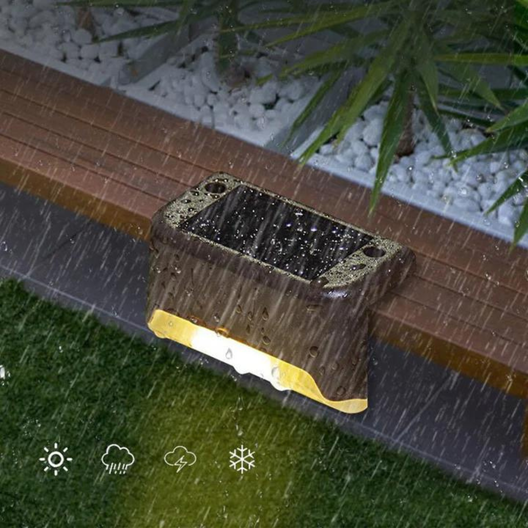 Solar Lights Outdoor - Weatherproof LED Wall Lamp for Driveways & Pathways-2