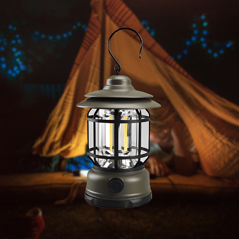 Retro Portable Lamp - Smart LED Lights with Vintage Design, Energy-Efficient-5