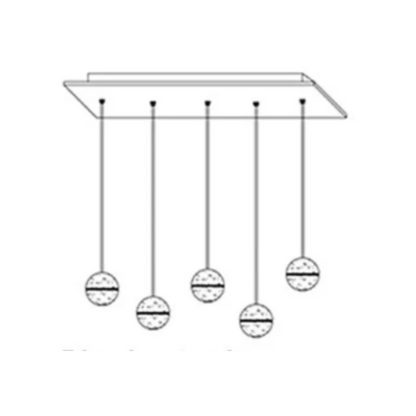 GlowCrystal - Pendellampe