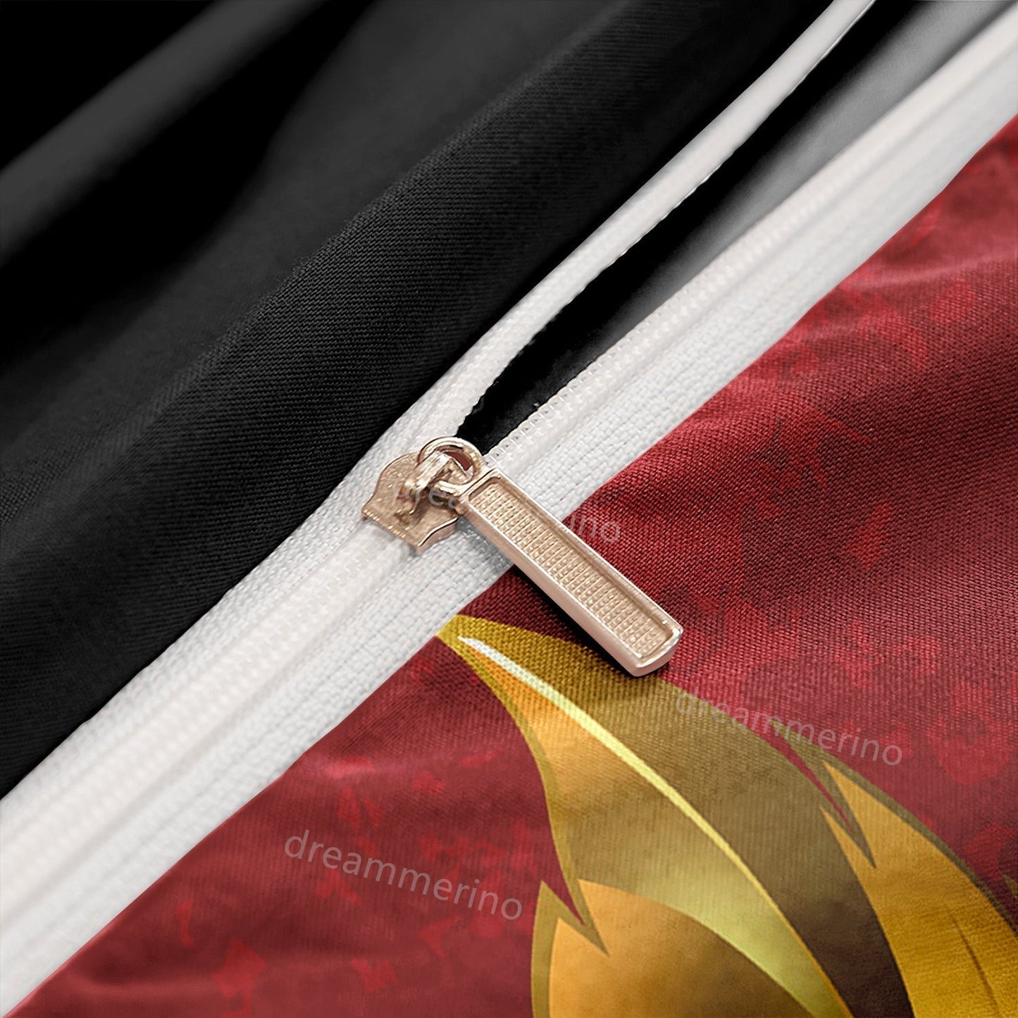 RoseAllure - Romantic Scarlet Rose Duvet Set