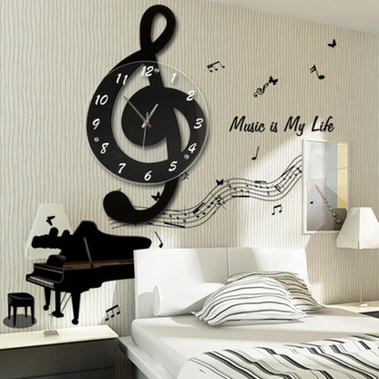 TuneClock - G-Clef Musical Wall Timepiece