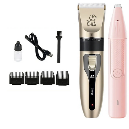 Whisper-Quiet Dog Grooming Clippers with Long-Lasting Battery and Precision Blades for Stress-Free Pet Care
