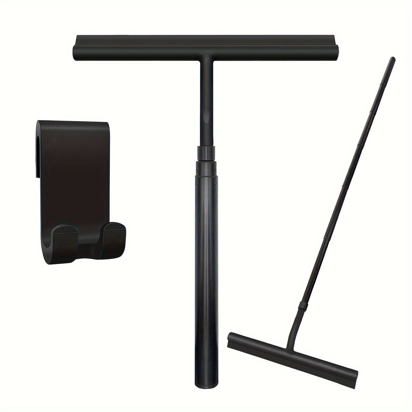 Telescopic Shower Wiper with Extendable 120 cm Handle – Streak-Free Wall and Floor Cleaning Tool-1