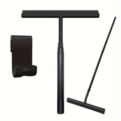 Telescopic Shower Wiper with Extendable 120 cm Handle – Streak-Free Wall and Floor Cleaning Tool-1