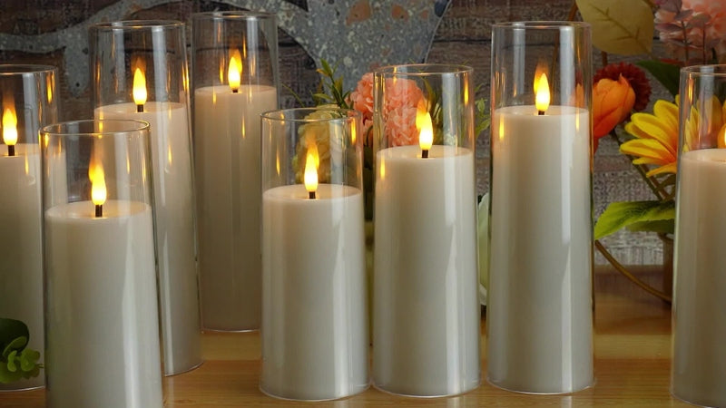 HolidaySpark - 5 LED Flameless Candles for Festive Cheer