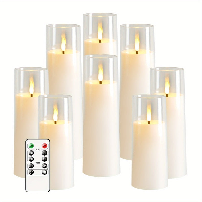 HolidaySpark - 5 LED Flameless Candles for Festive Cheer