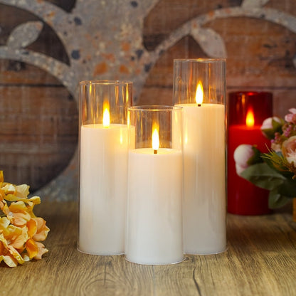 HolidaySpark - 5 LED Flameless Candles for Festive Cheer