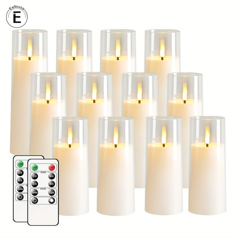 HolidaySpark - 5 LED Flameless Candles for Festive Cheer
