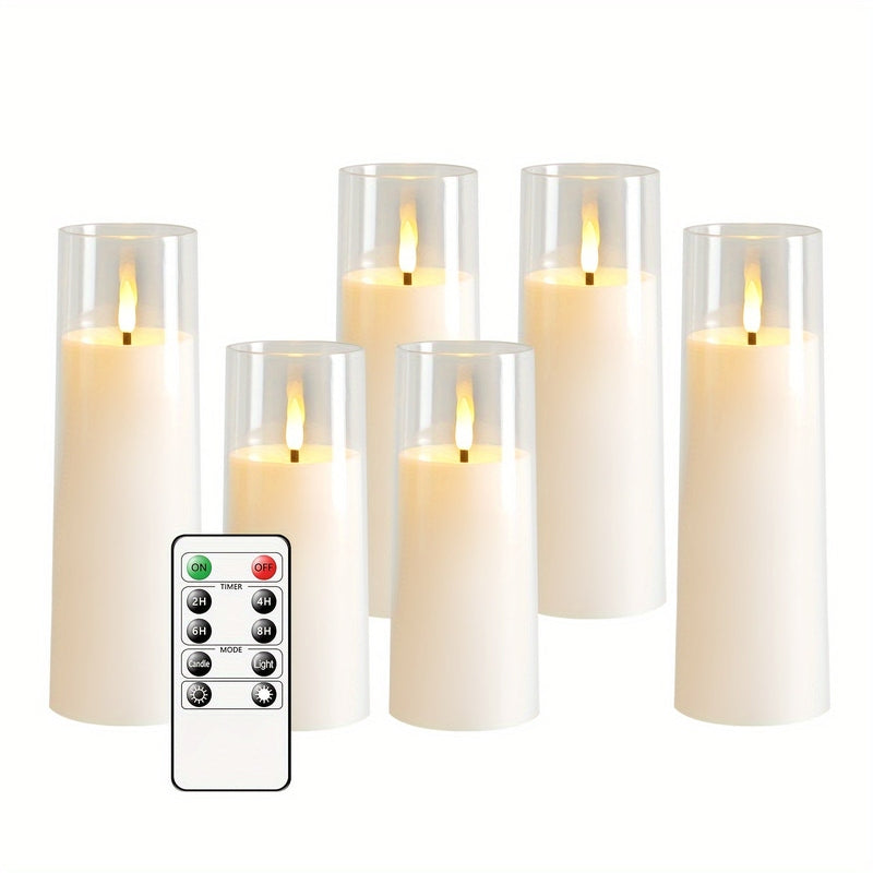 HolidaySpark - 5 LED Flameless Candles for Festive Cheer
