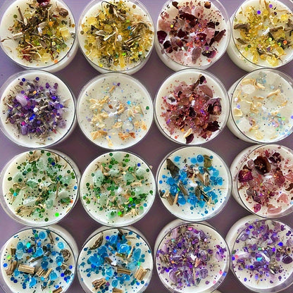 ScentedGem - Luxury Crystal-Infused Floral Candles