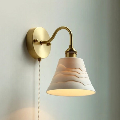 ScandiAura – Lampada da parete in ceramica elegante con design nordico