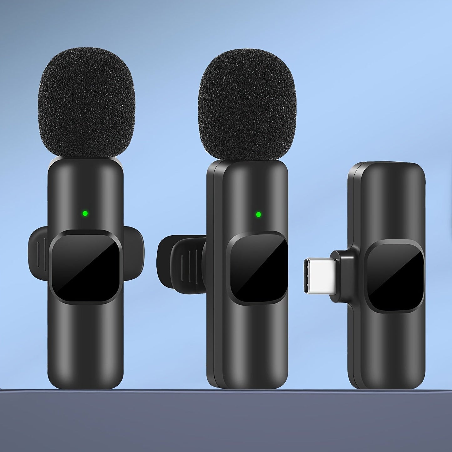 Wireless Lavalier Microphone for Video Recording and Live Streaming – Compact Design with High Sound Quality and USB-C Connection-3